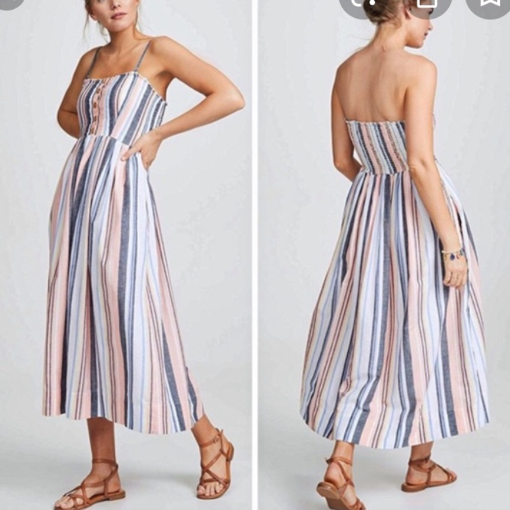 Free people lilac pleated tube dress